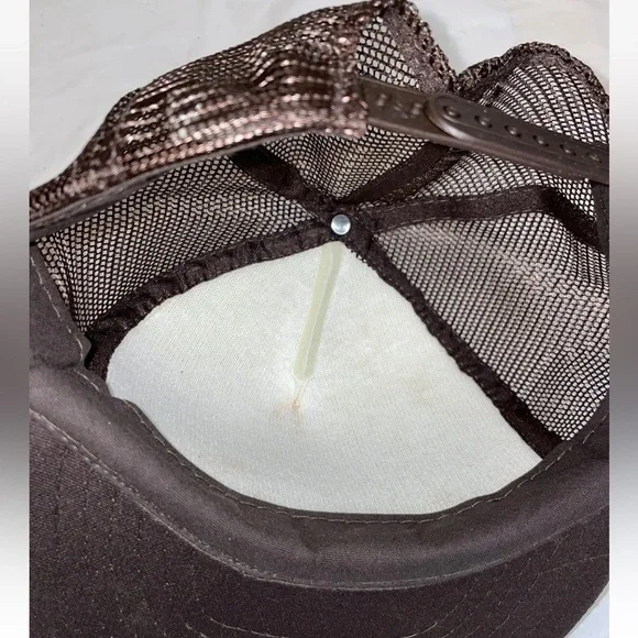 Raging Cow Snapback - KC Brand Hat - Mesh - Trucker Style Hat - Brown - Picture 3 of 5